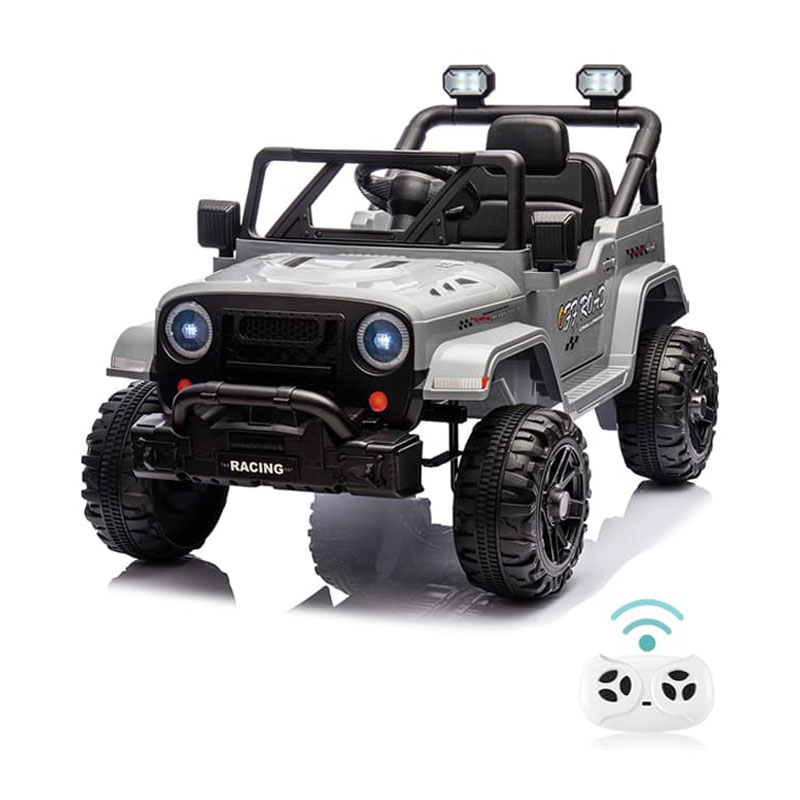 12V 2-Seater Kids Jeep Ride-On with Bluetooth & Music