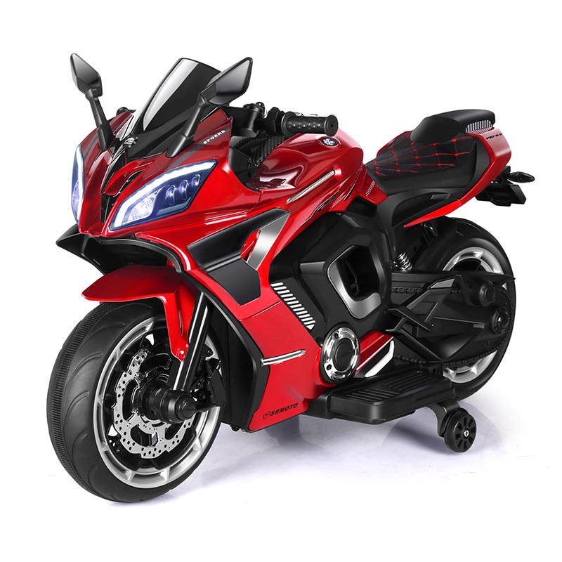 12V Dual Drive Kids Electric Motorcycle with Key Start