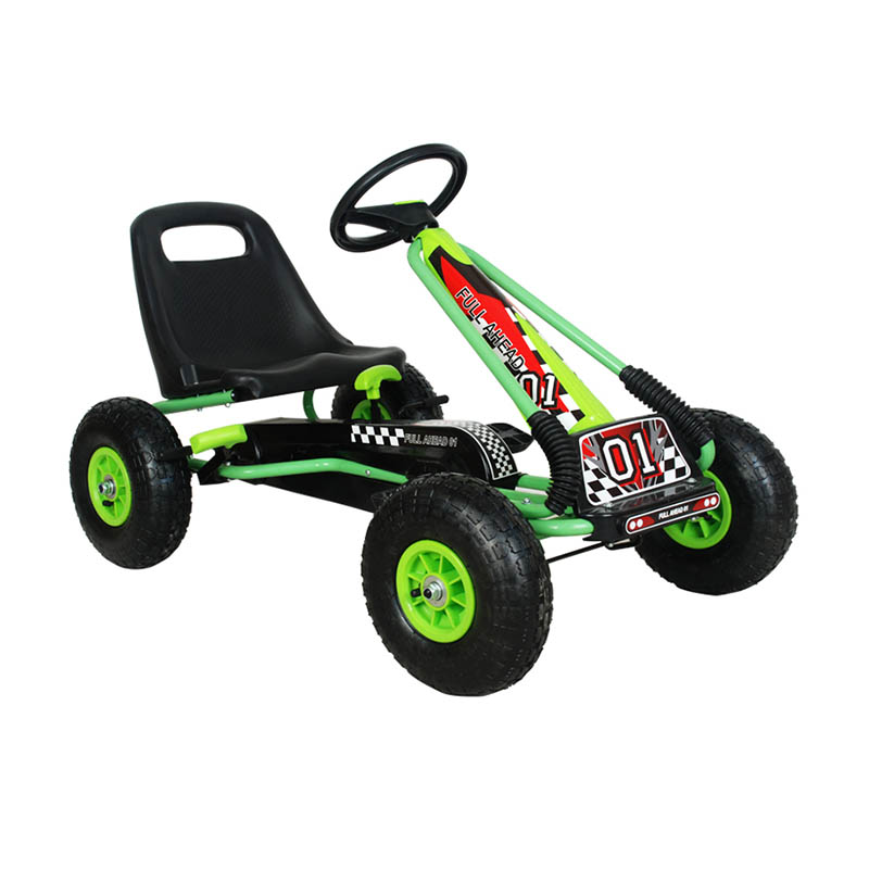 Kids Pedal Go Kart with Air Wheels, Forward & Reverse