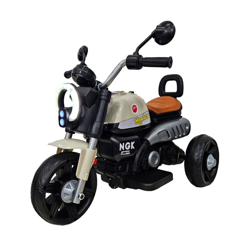 Kids Electric Motorcycle with LED Lights & Early Education
